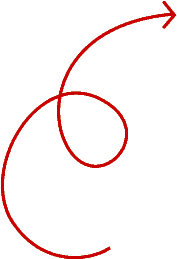 forma flecha curva r